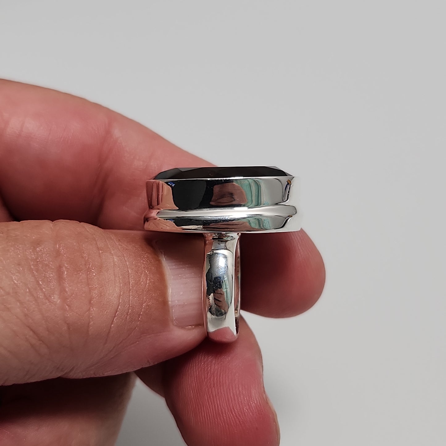 Smokey Quartz Ring sz 7