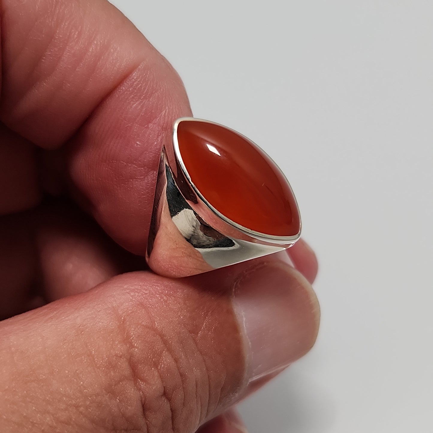 Carnelian Ring sz 8