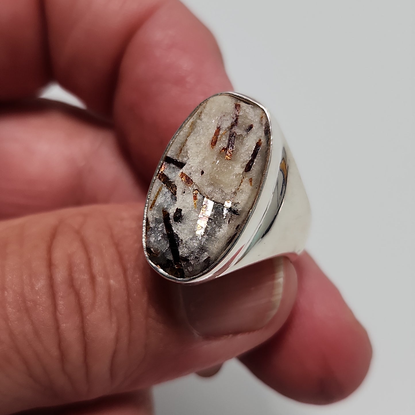 Astrophylite Ring sz 8