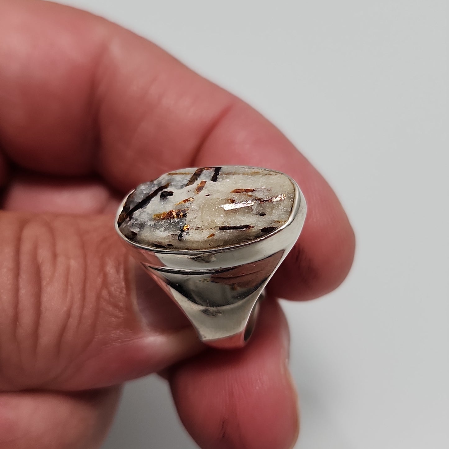 Astrophylite Ring sz 8