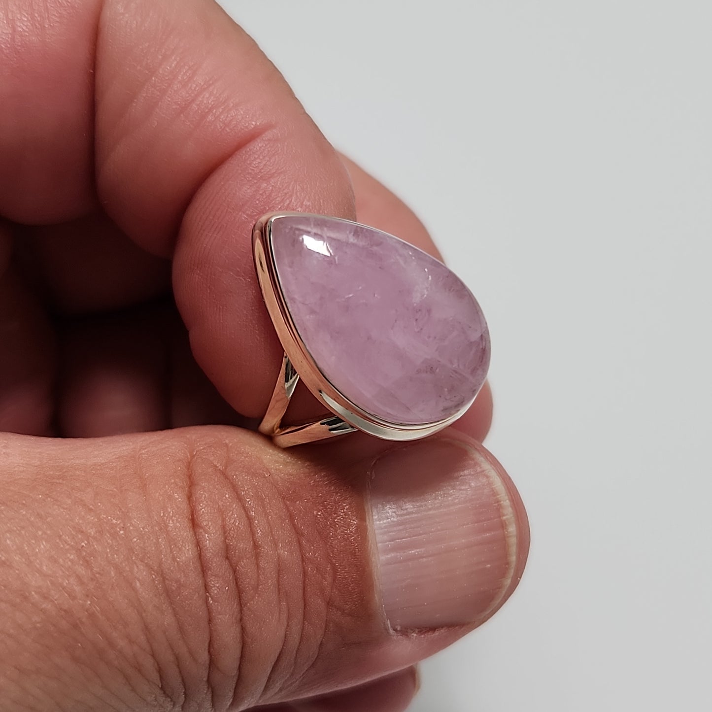 Kunzite Ring sz 9