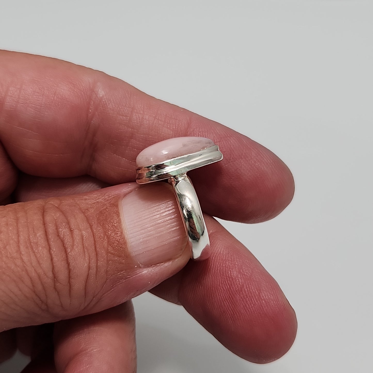 Pink Opal Ring sz 5.5