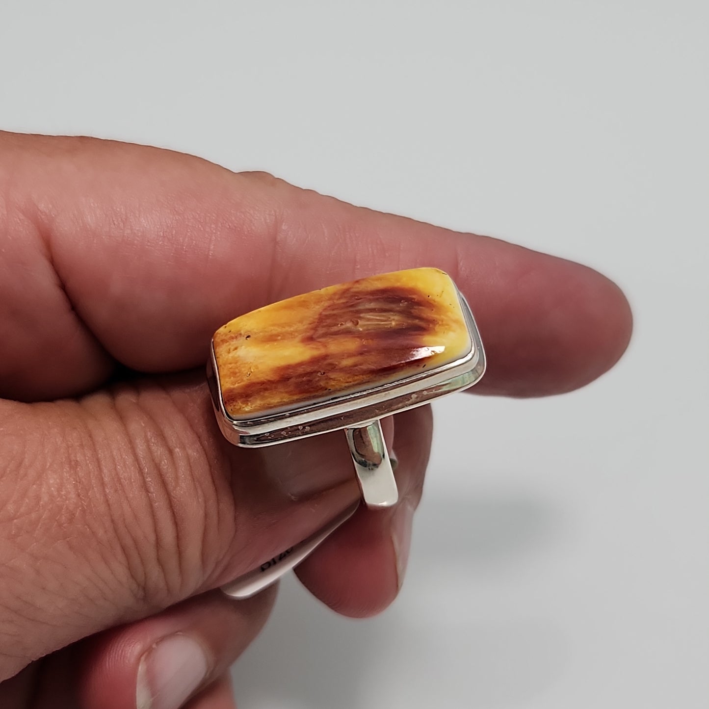 Spiney Oyster Ring sz 8.5