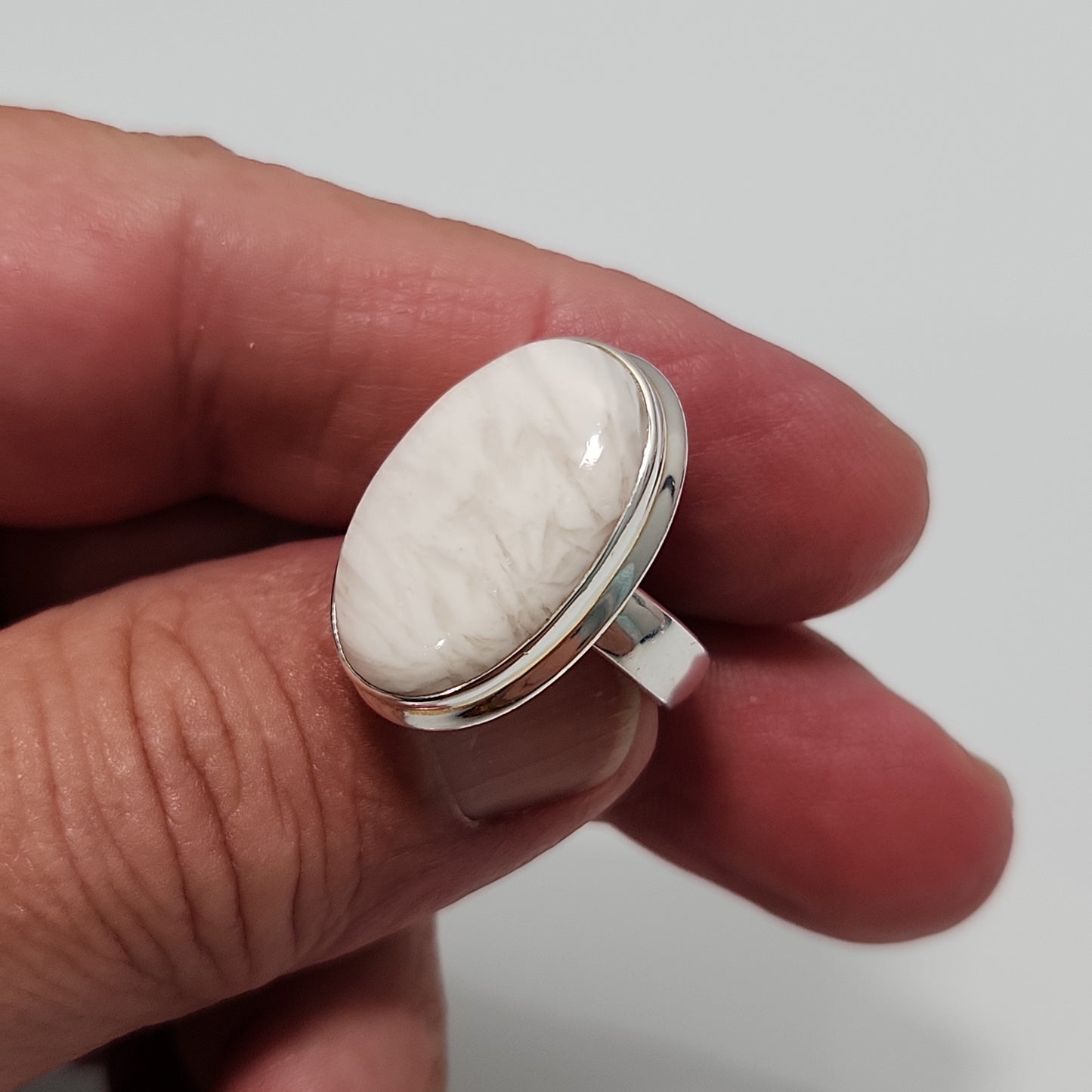 Scolecite Ring sz 6