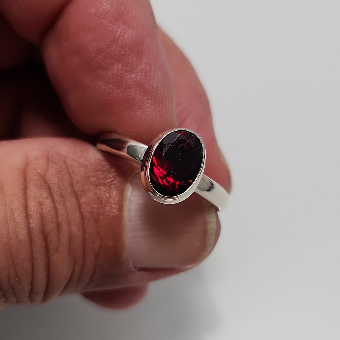 Black Welo Opal Ring sz 10
