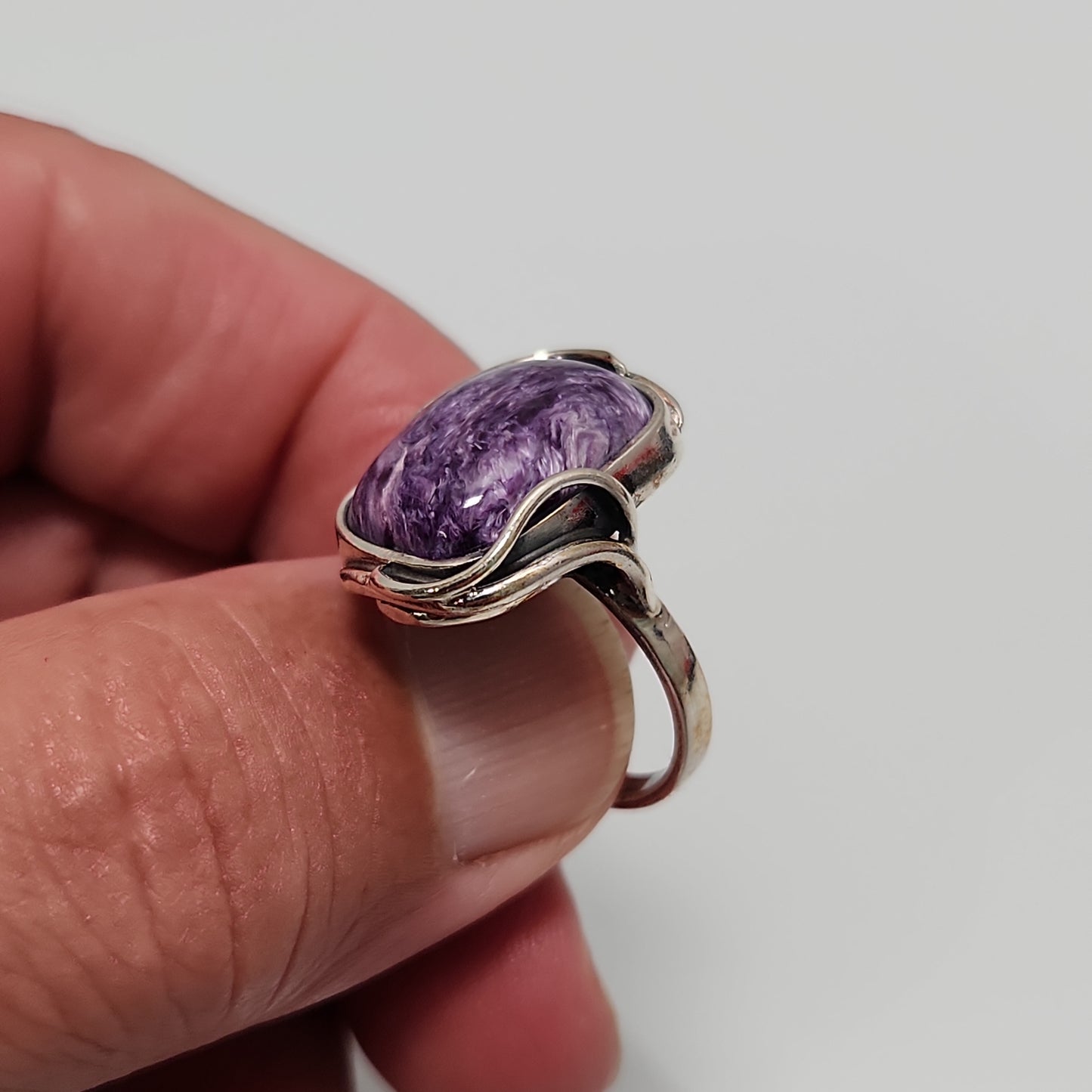 Charoite Ring sz 8