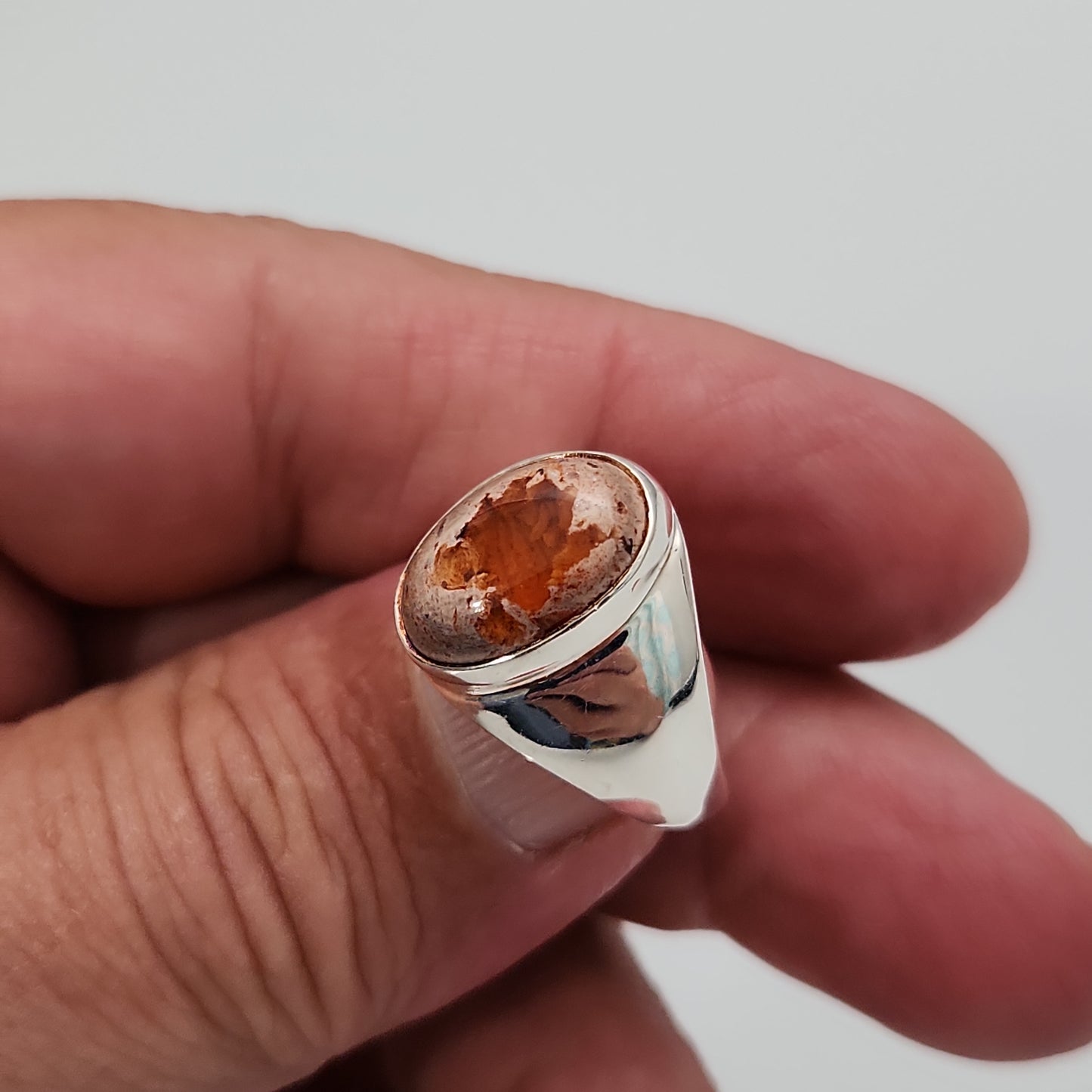 Fire Opal Ring sz 9