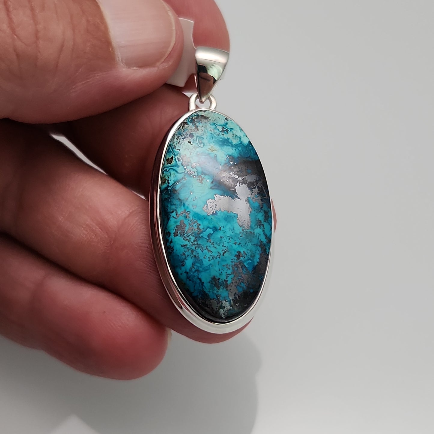 Shattuckite Pendant