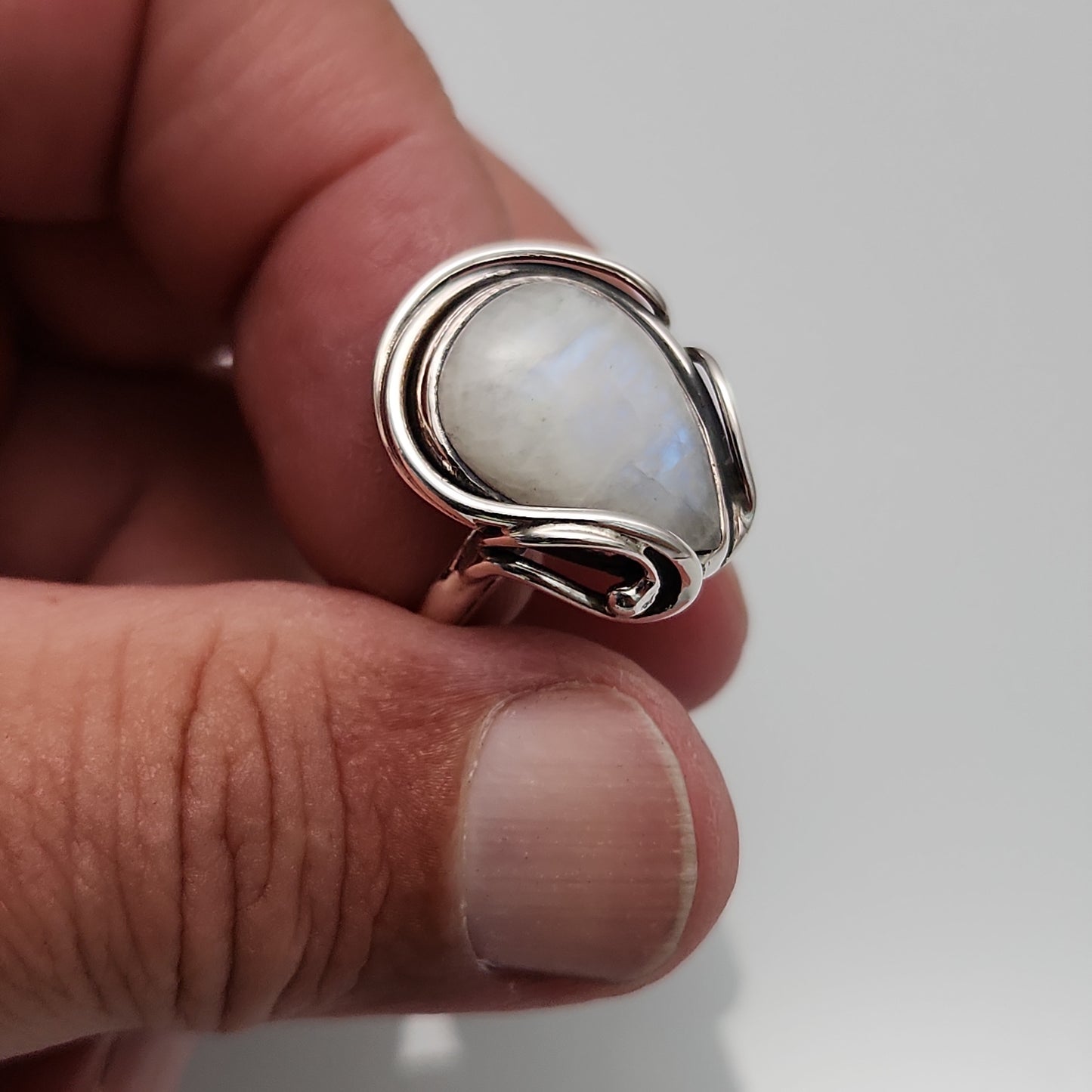 Moonstone Ring sz 8