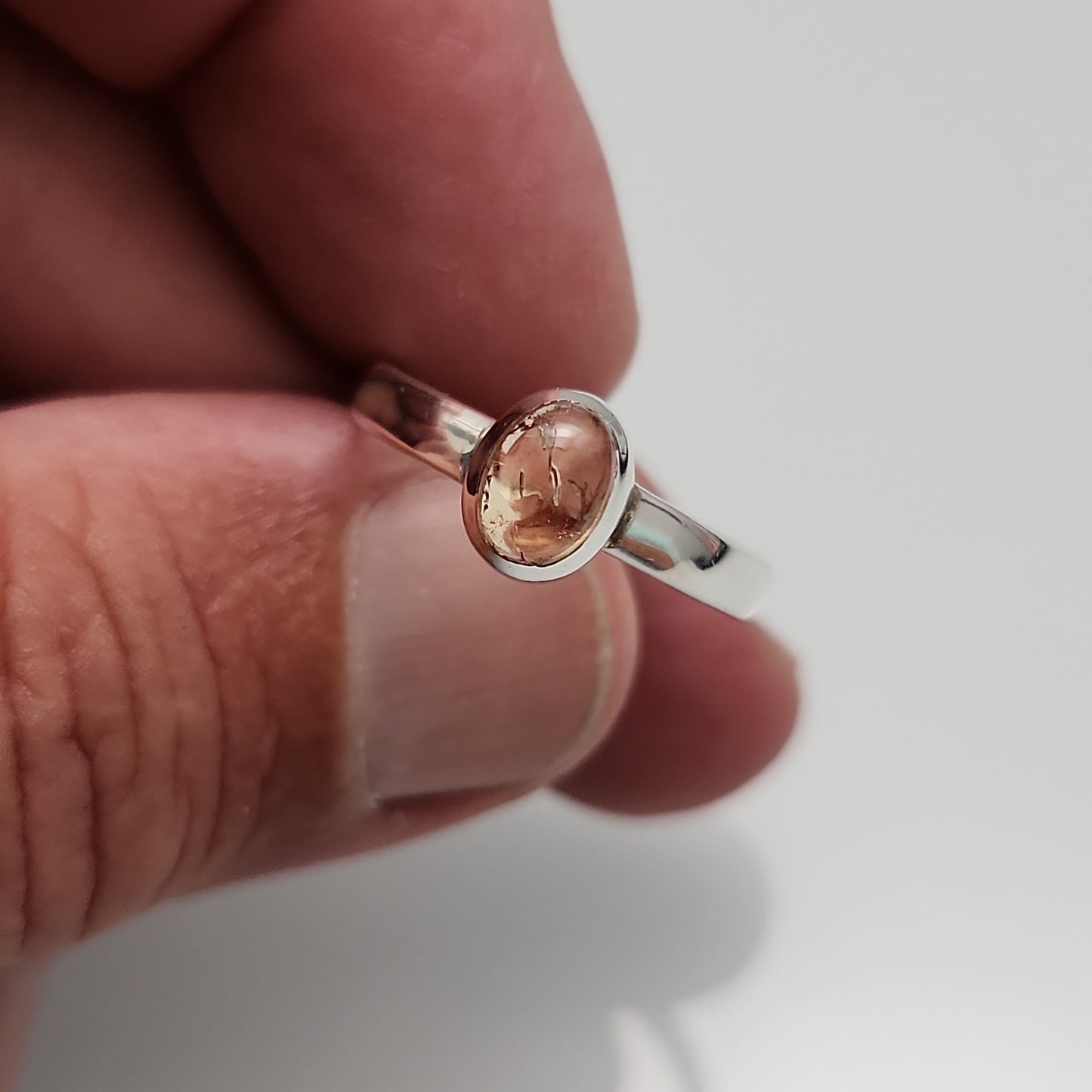 Topaz Cabochon Ring sz 9