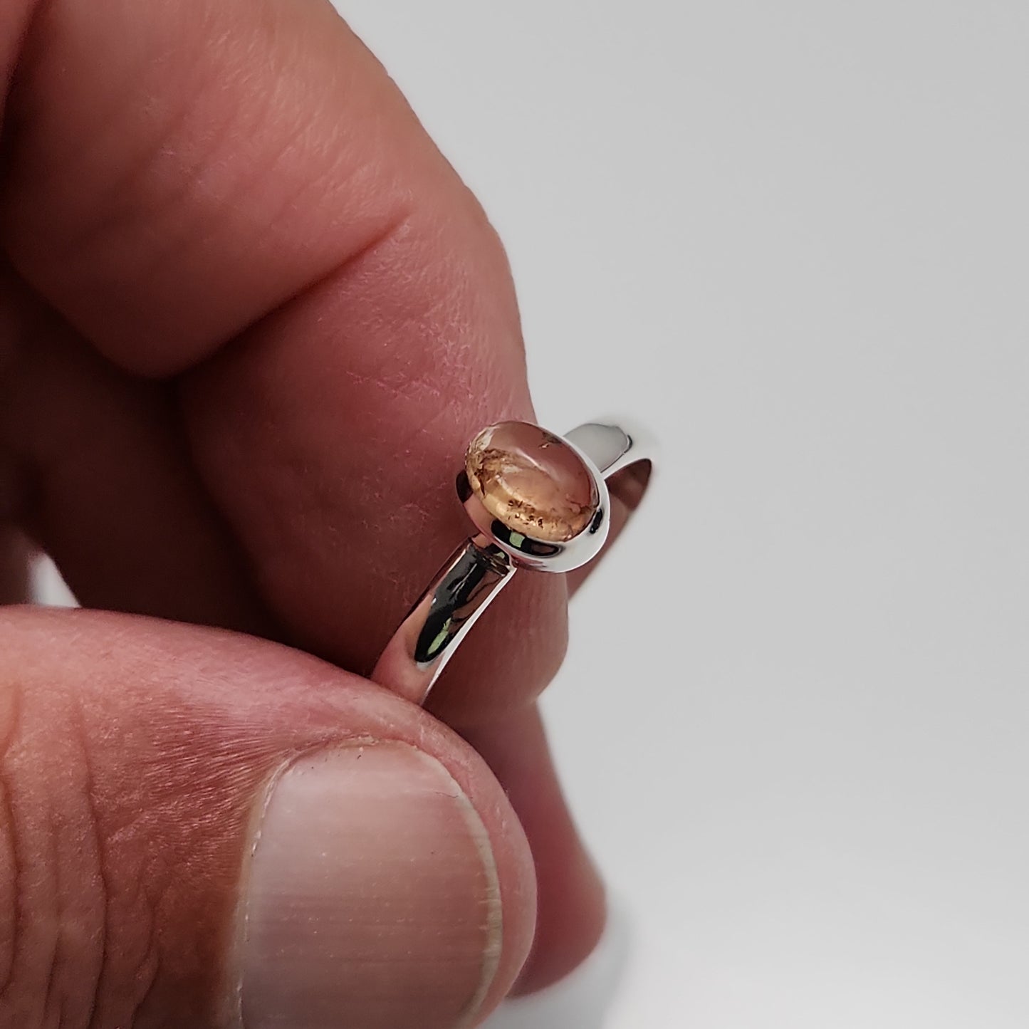Topaz Cabochon Ring sz 9