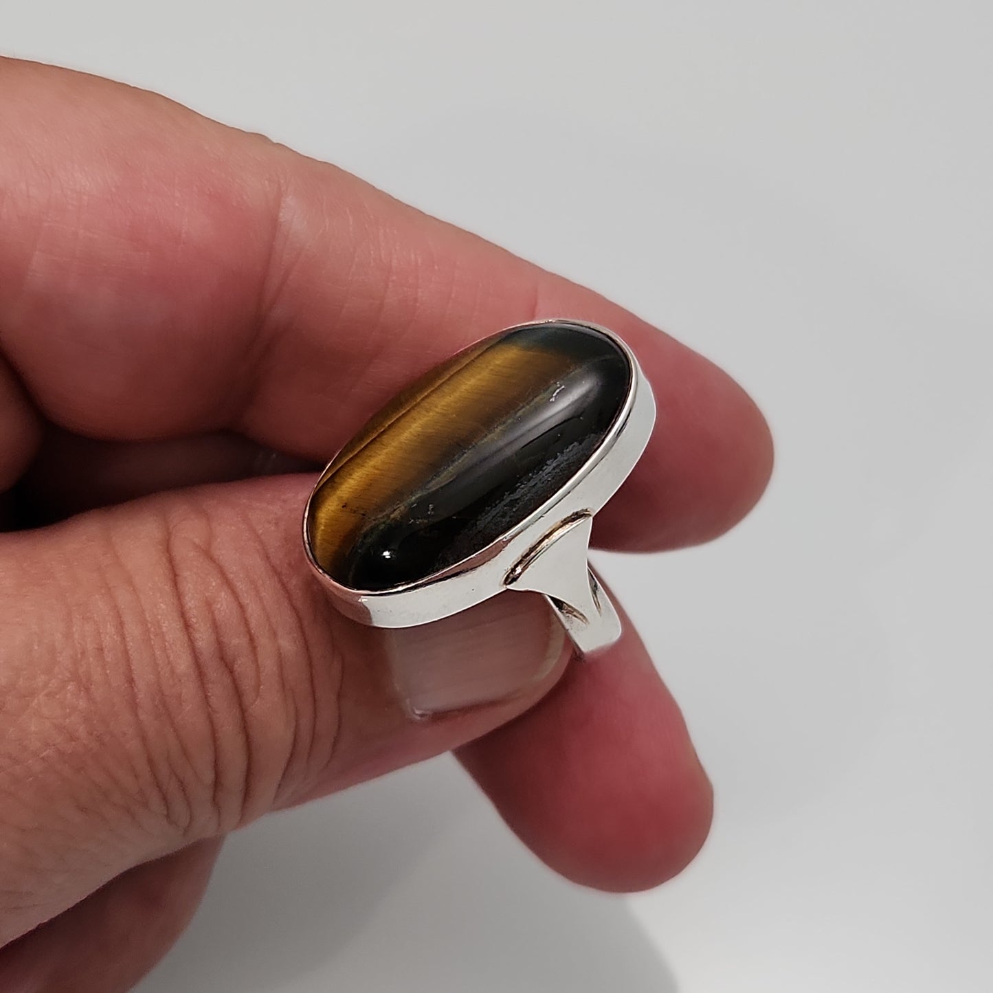 Tiger Eye Ring sz 6