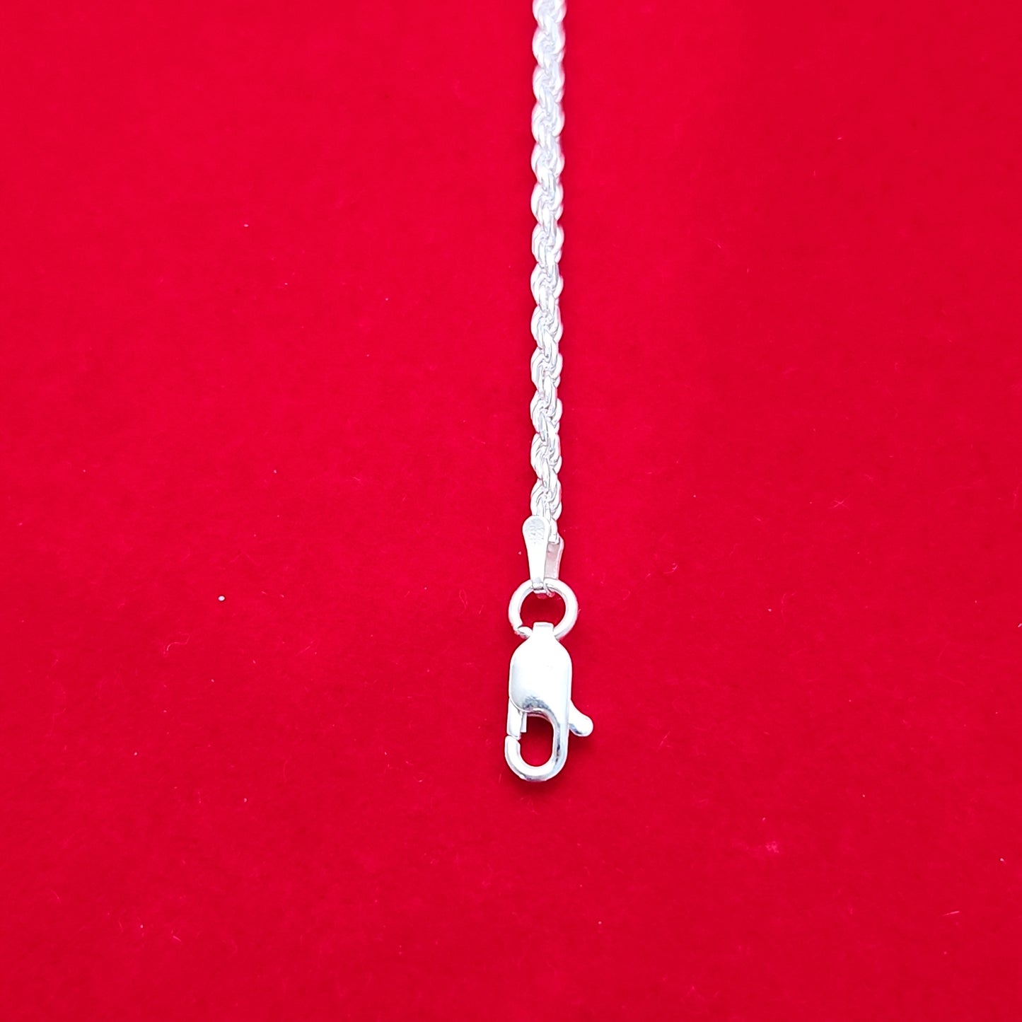Diamond Cut Rope Bracelet 2mm