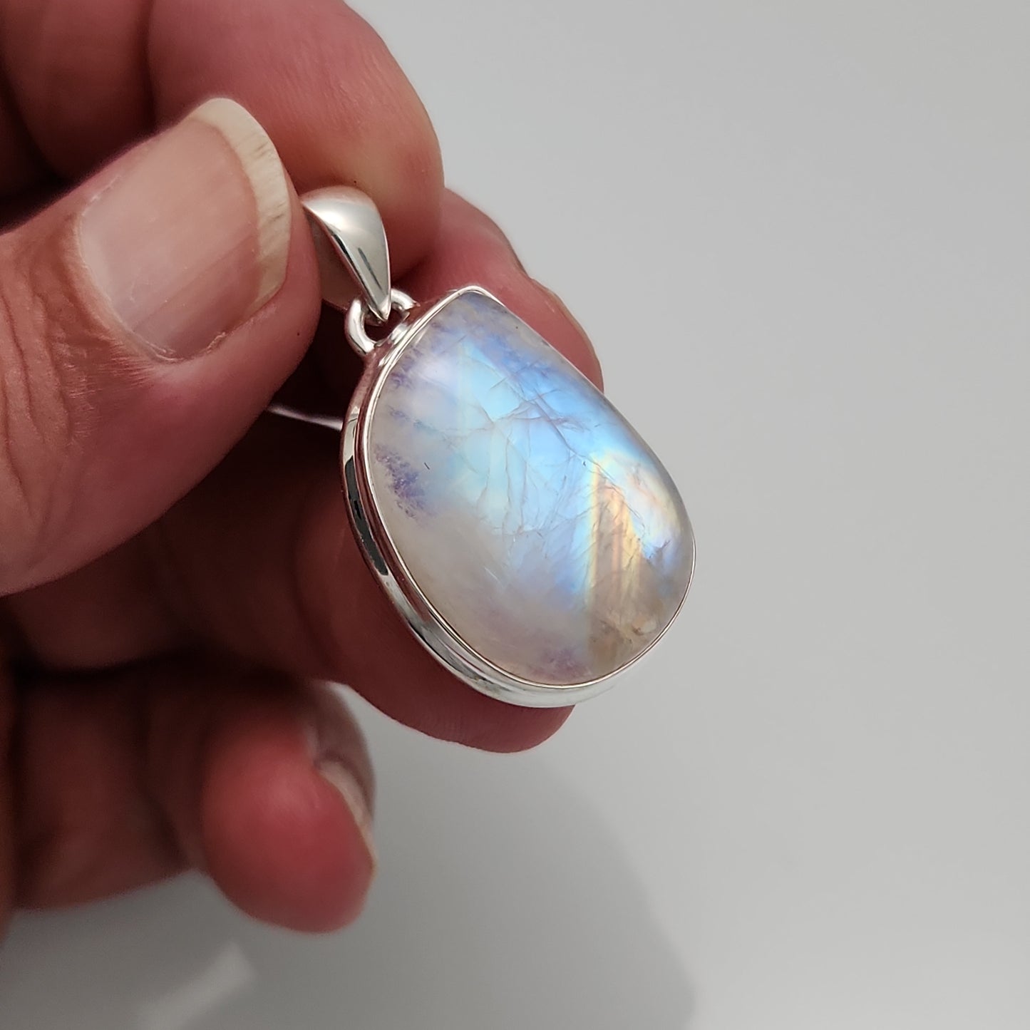 Rainbow Moonstone Pendant