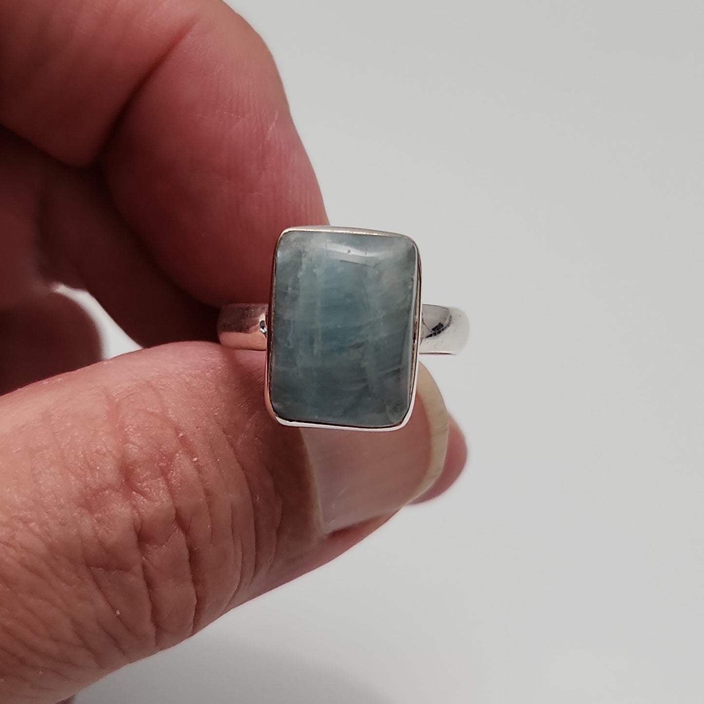 Aquamarine Ring sz 10