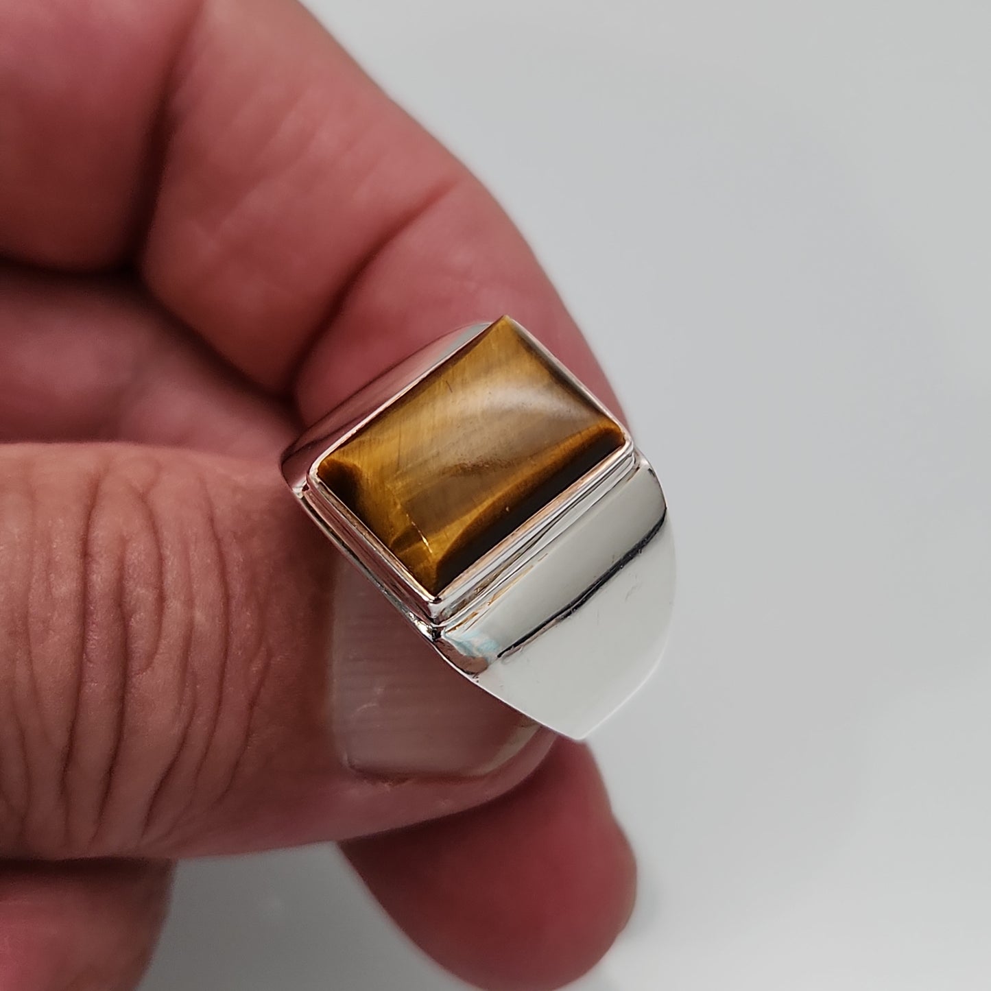 Tiger Eye Ring sz 13
