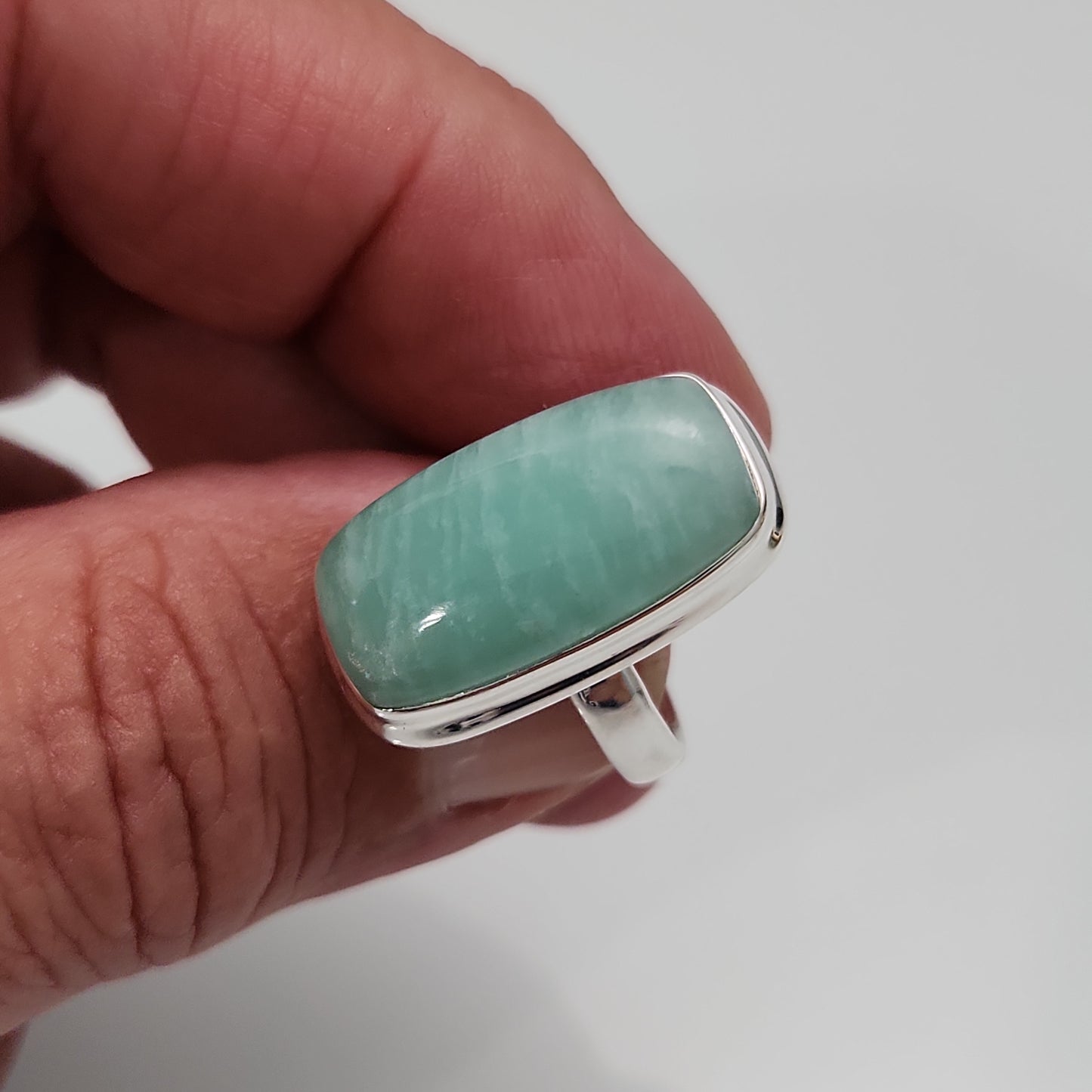 Amazonite Ring sz 6