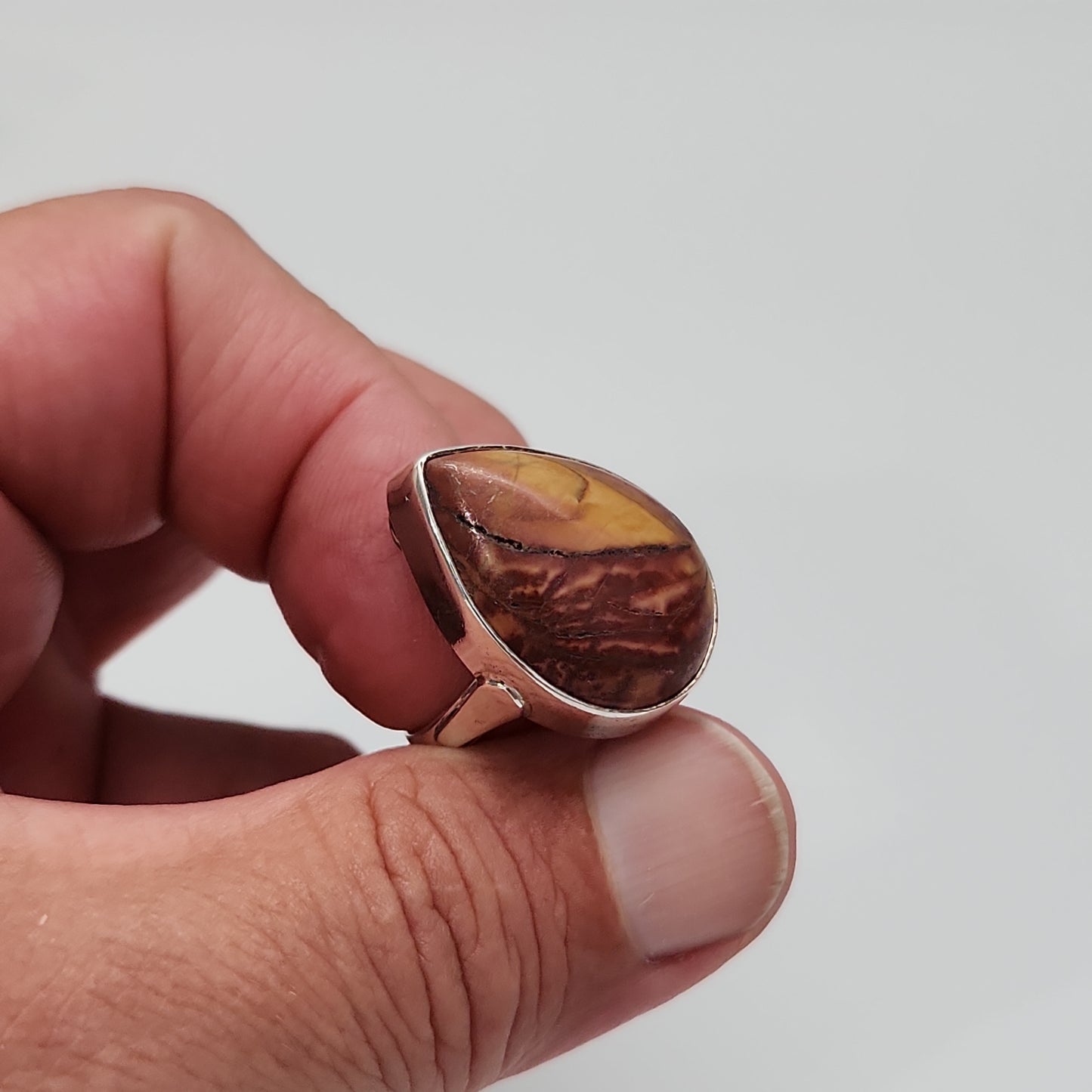 Cherry Creek Jasper Ring sz 8