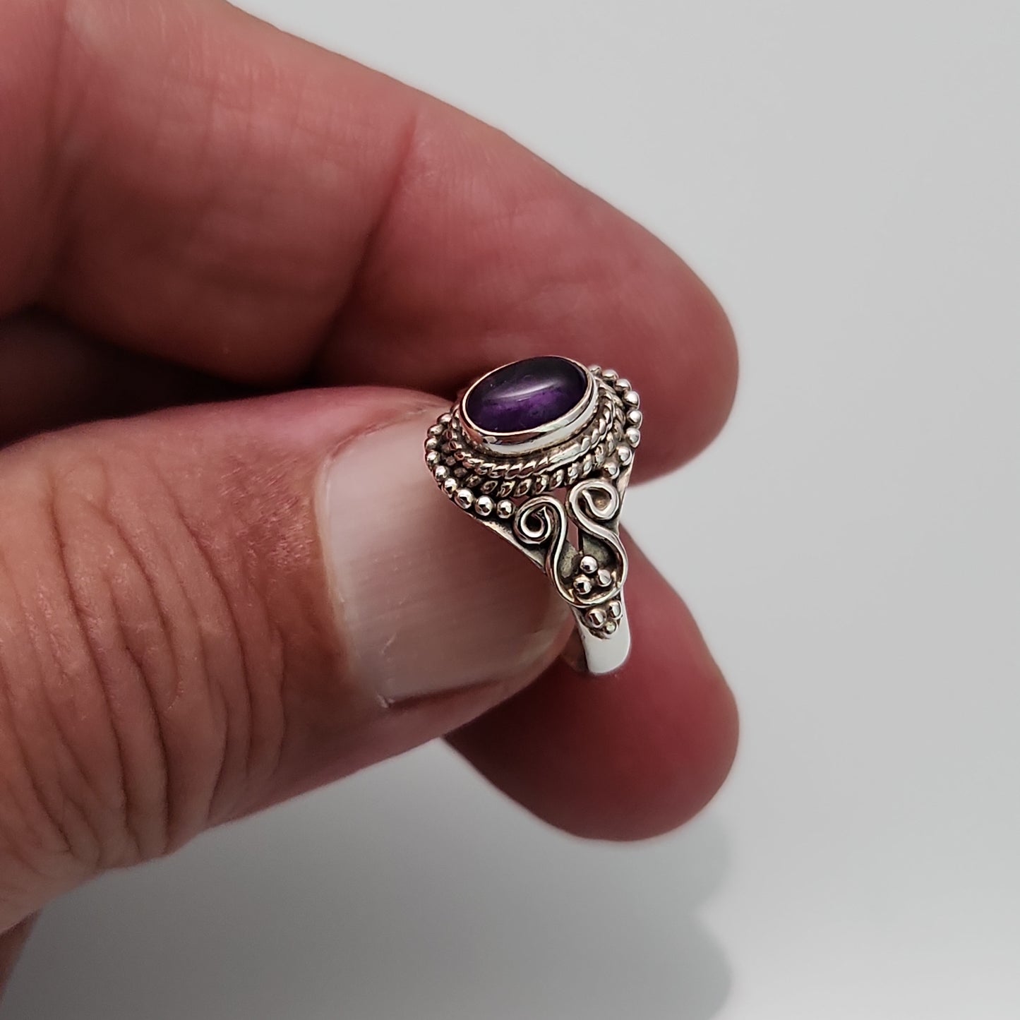 Amethyst Ring sz 6.5