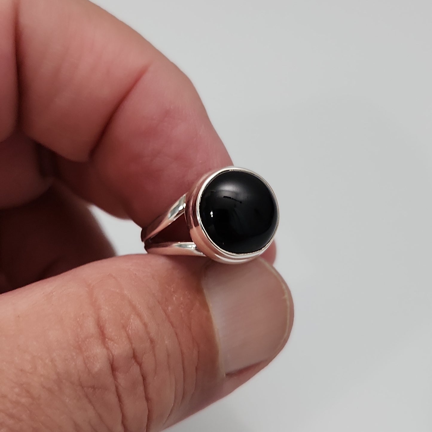 Black Onyx Ring sz 7