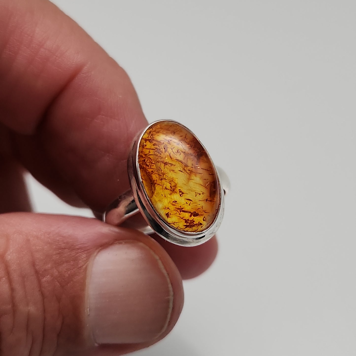 Amber Ring sz 8.5