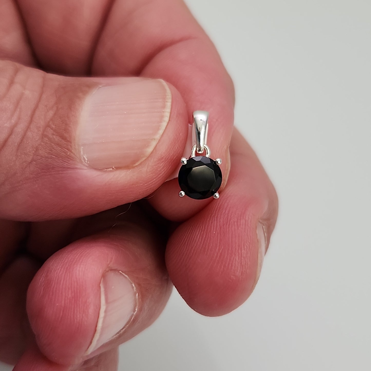 Black Spinel Pendant