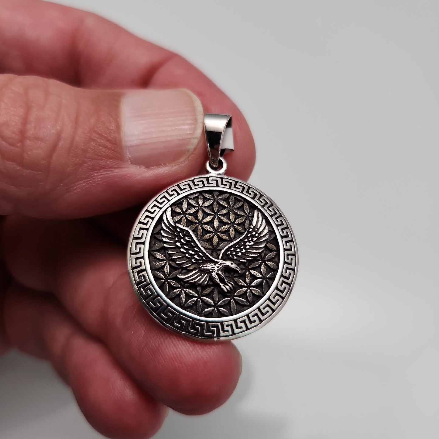 Eagle Medallion Pendant