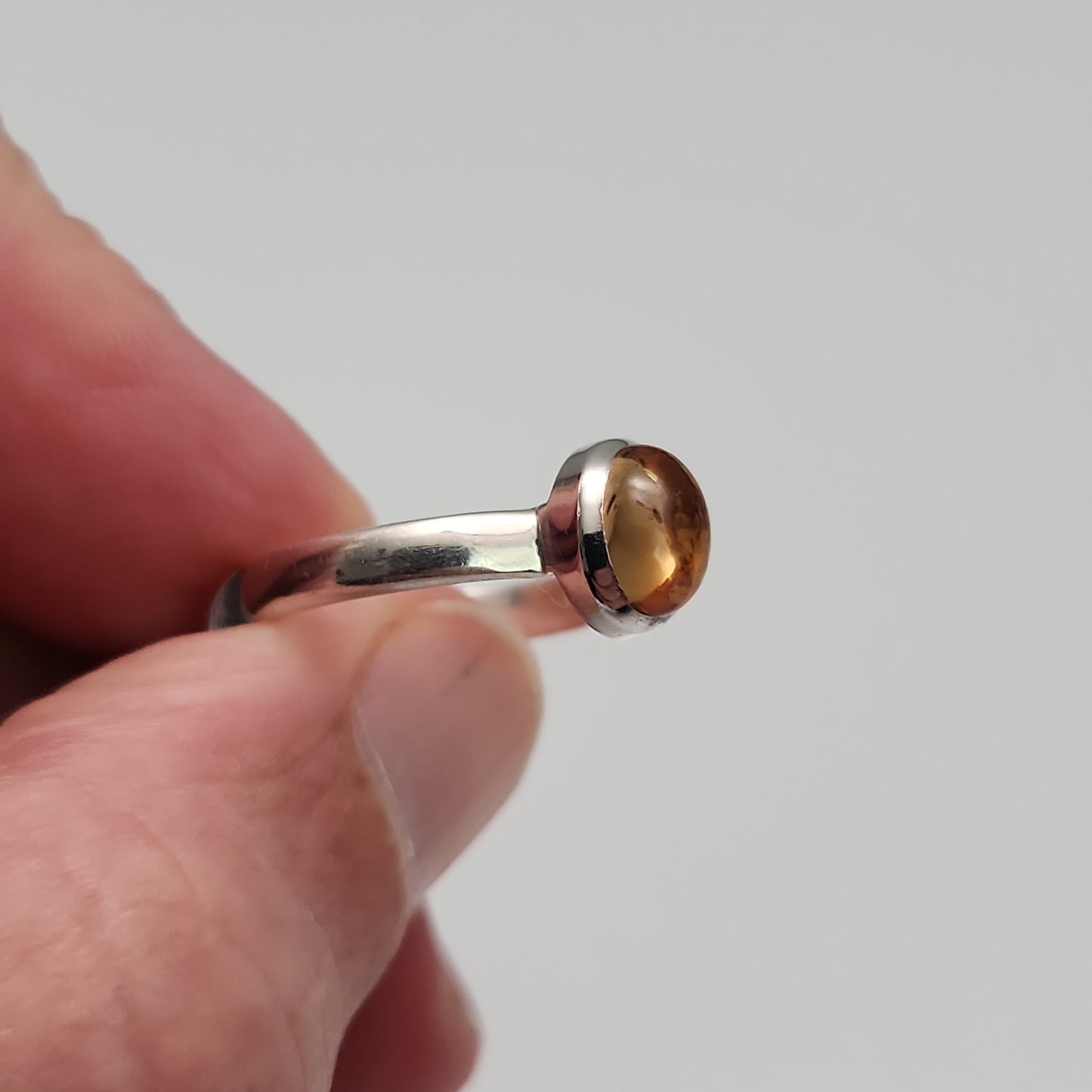 Golden Topaz Ring sz 8.5