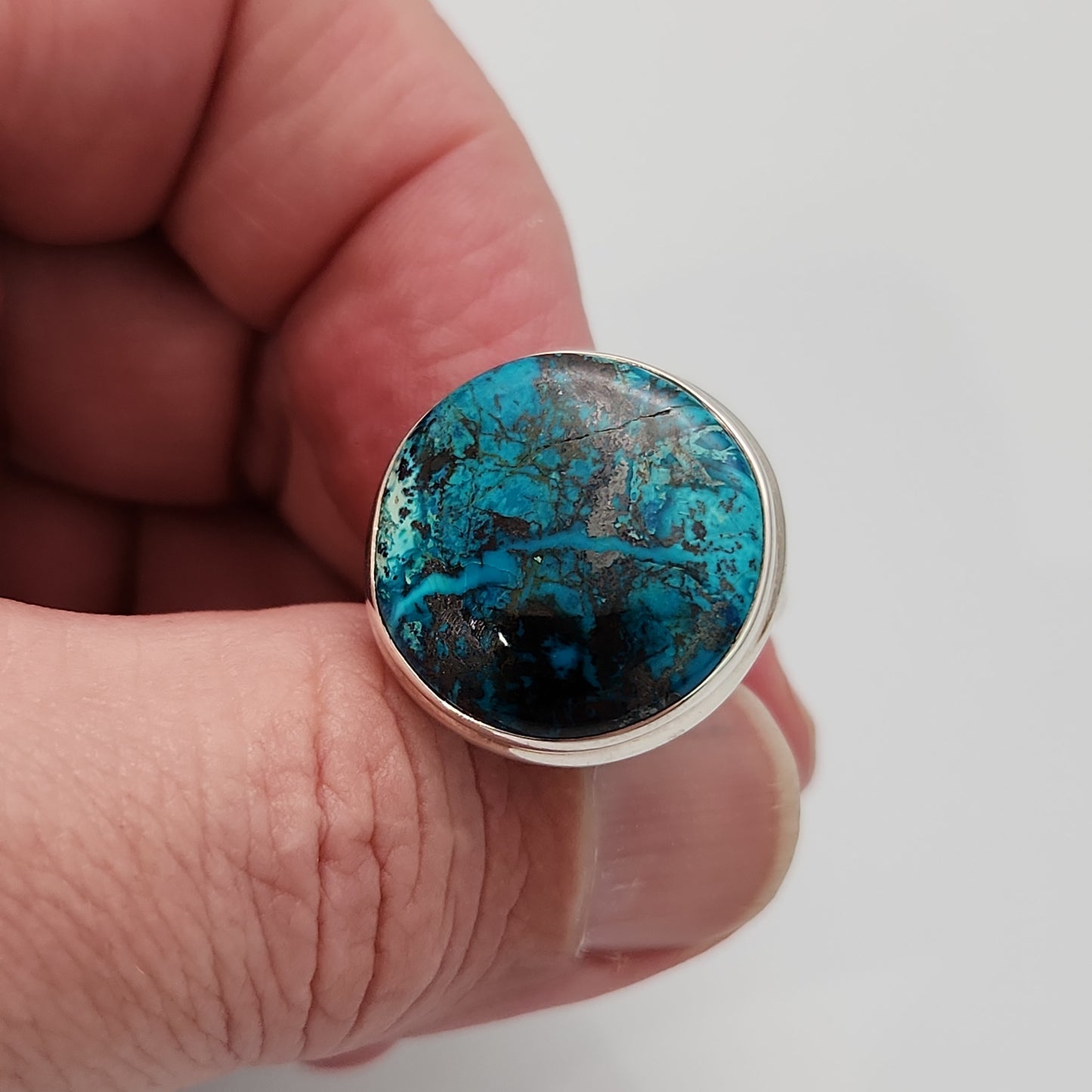 Shattuckite Ring sz 9