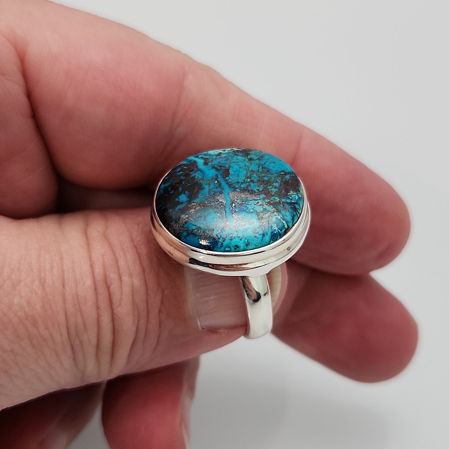 Shattuckite Ring sz 9