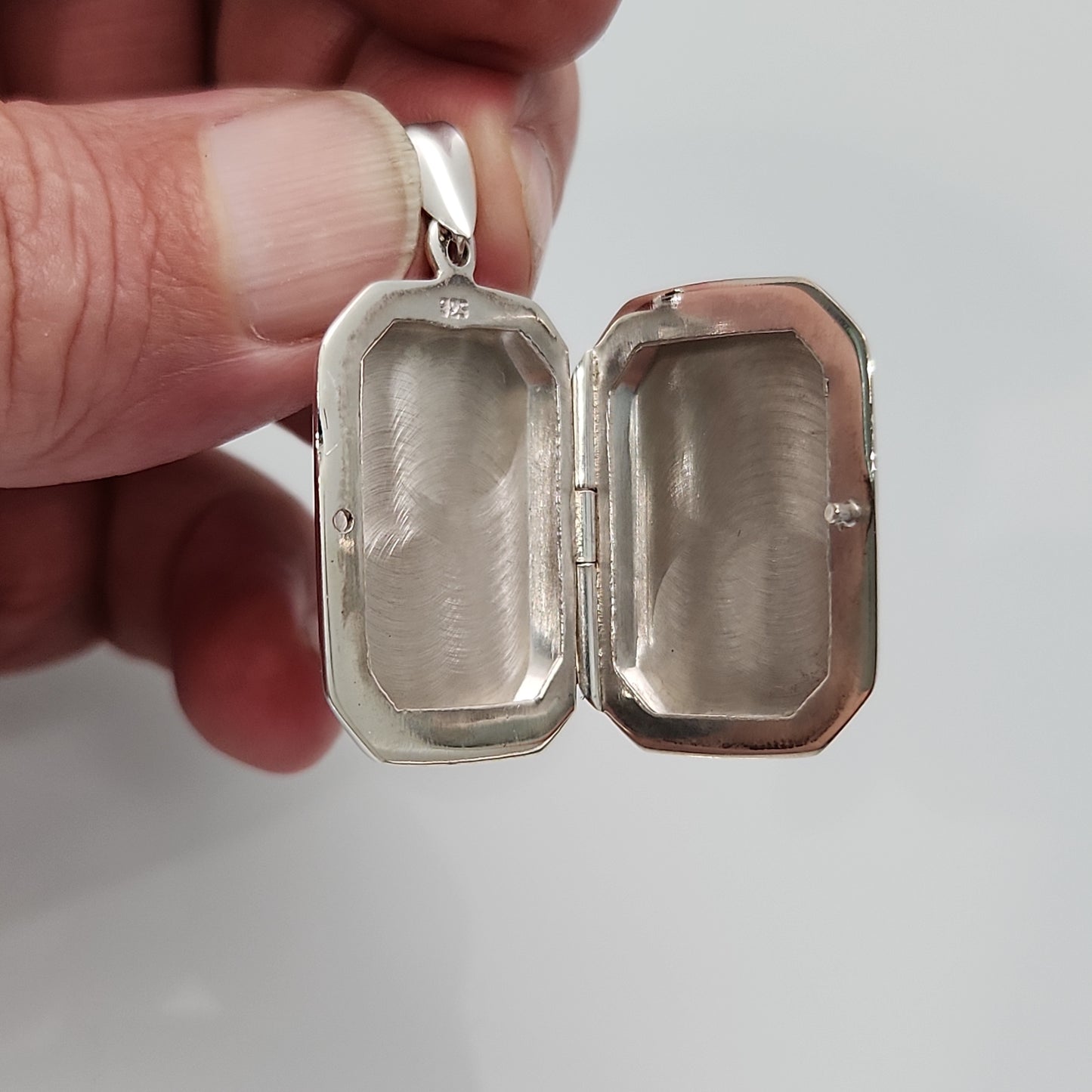 Locket Pendant Sterling Silver