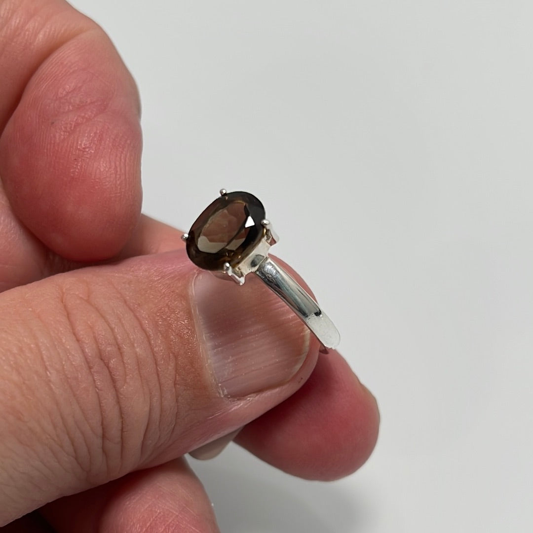 Smokey Quartz Ring sz 10