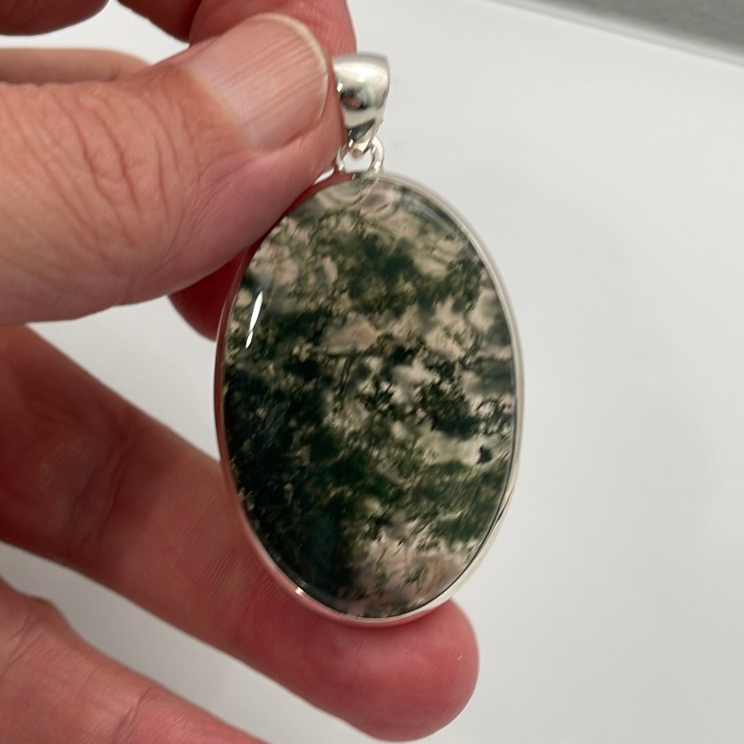 Moss Agate Pendant