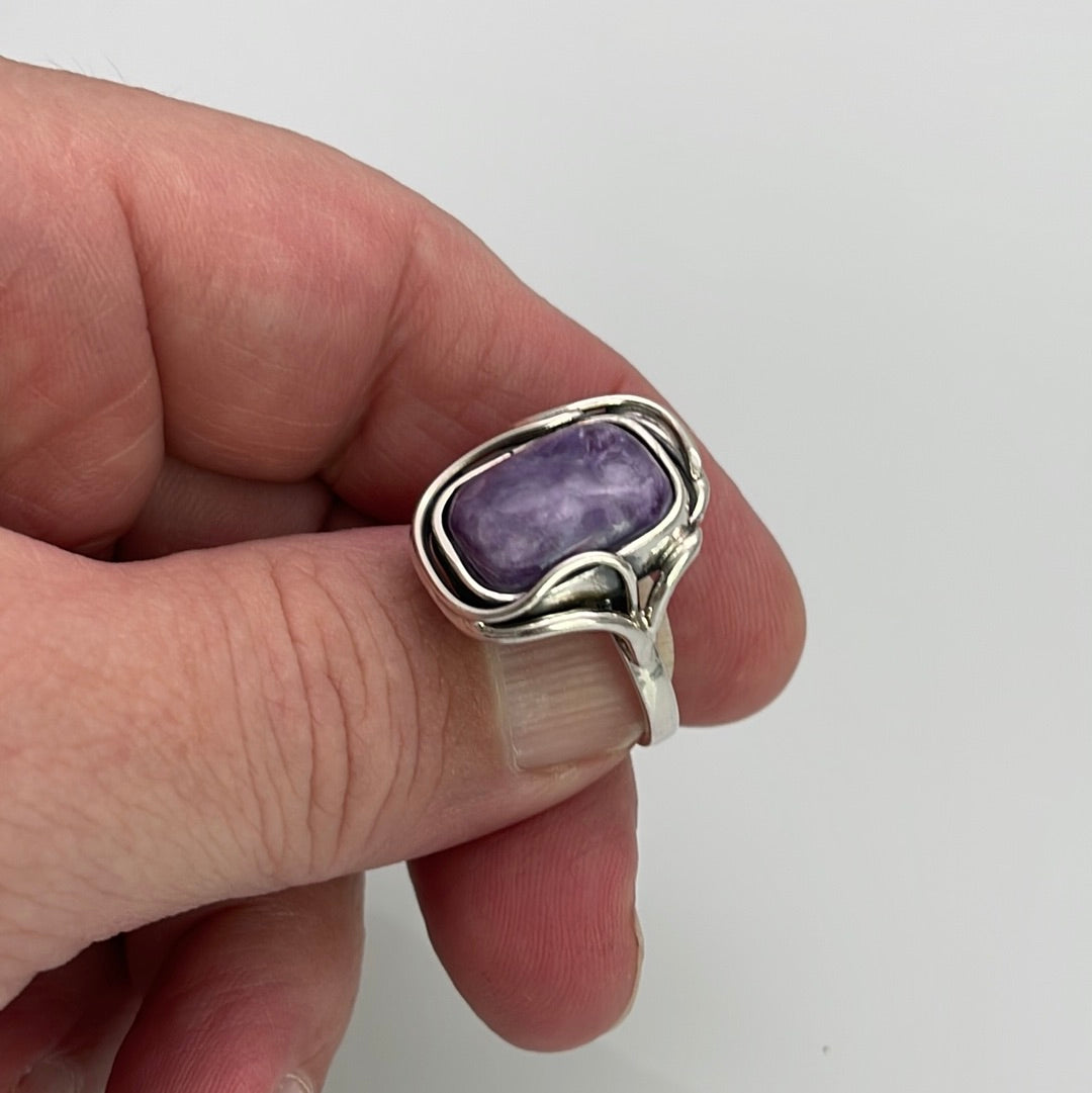 Charoite Ring sz 8