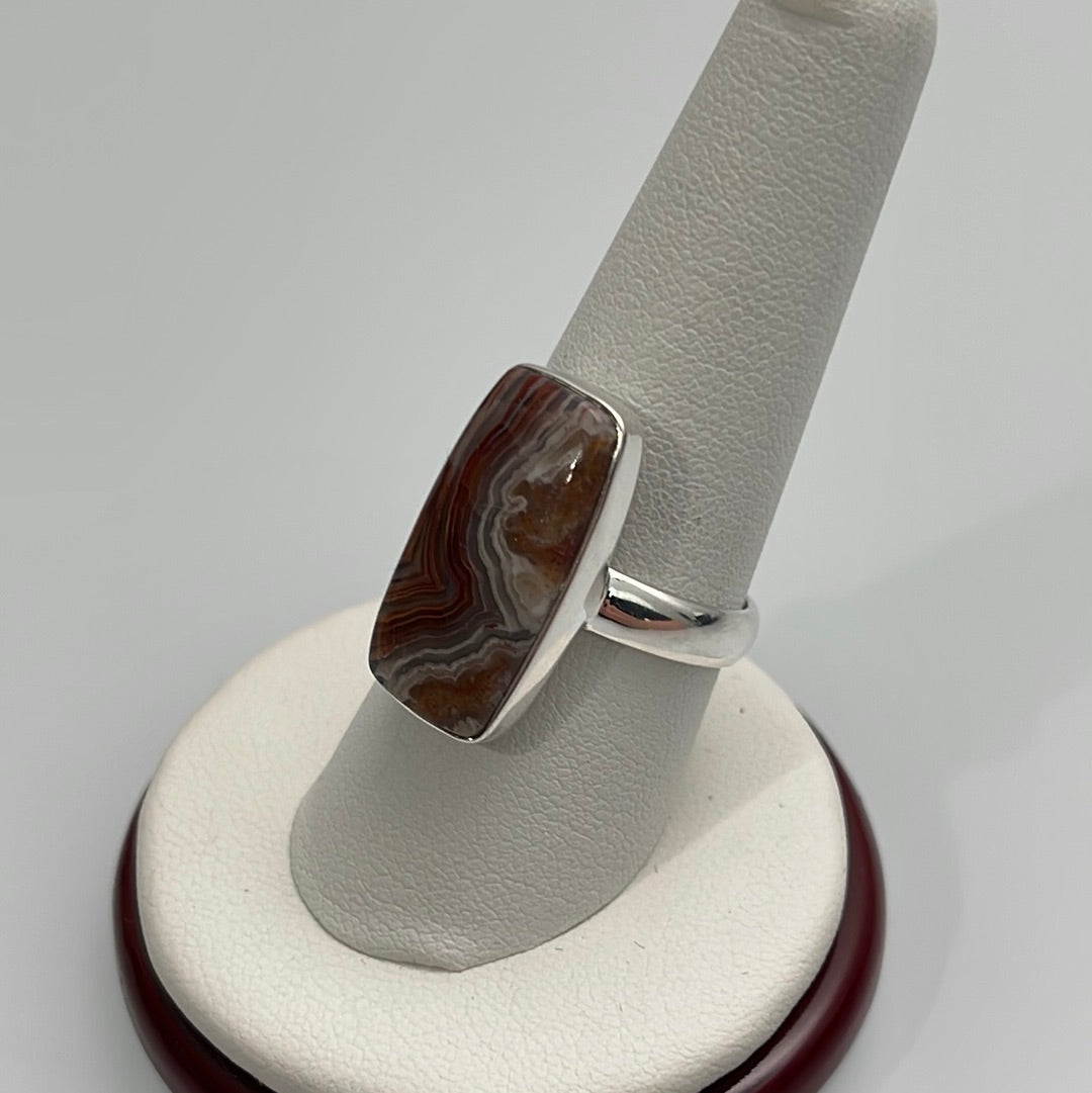 Laguna Agate Ring Size 9