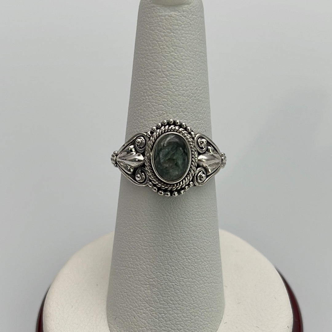 Seraphinite Filigree Ring Sizes 5-10