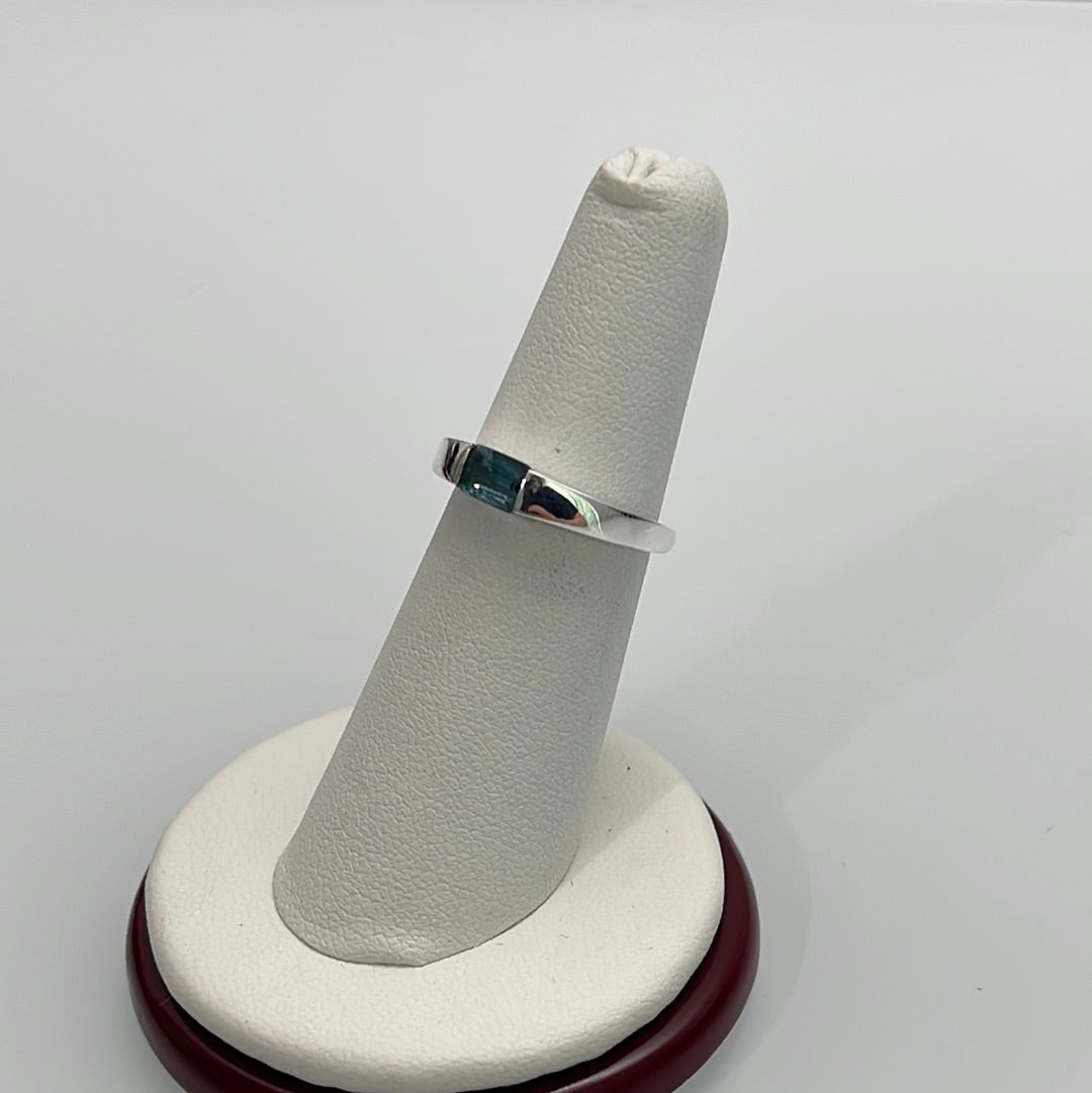 London Blue Topaz Baguette Ring Sizes 5-10