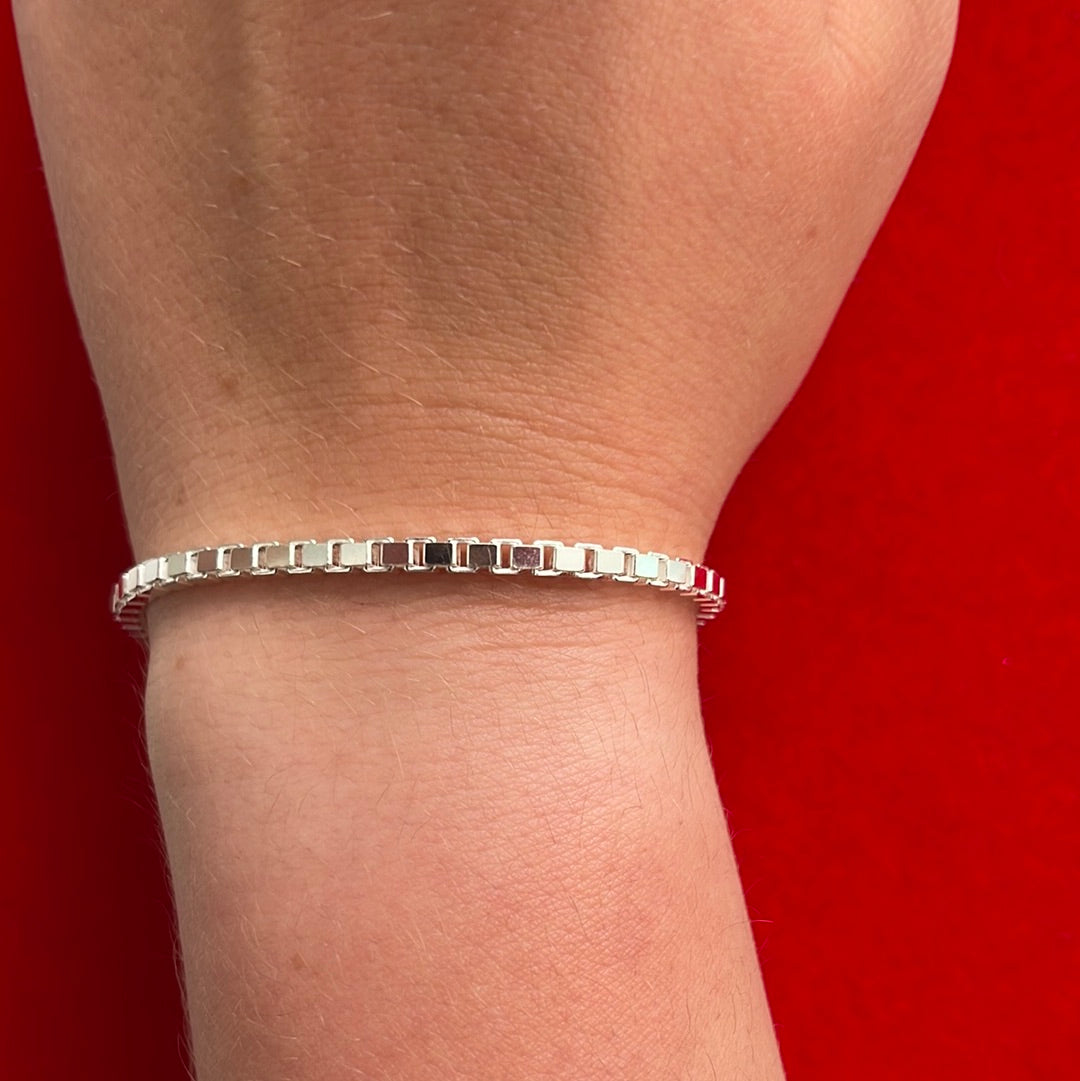 Box Bracelet 3mm (057)