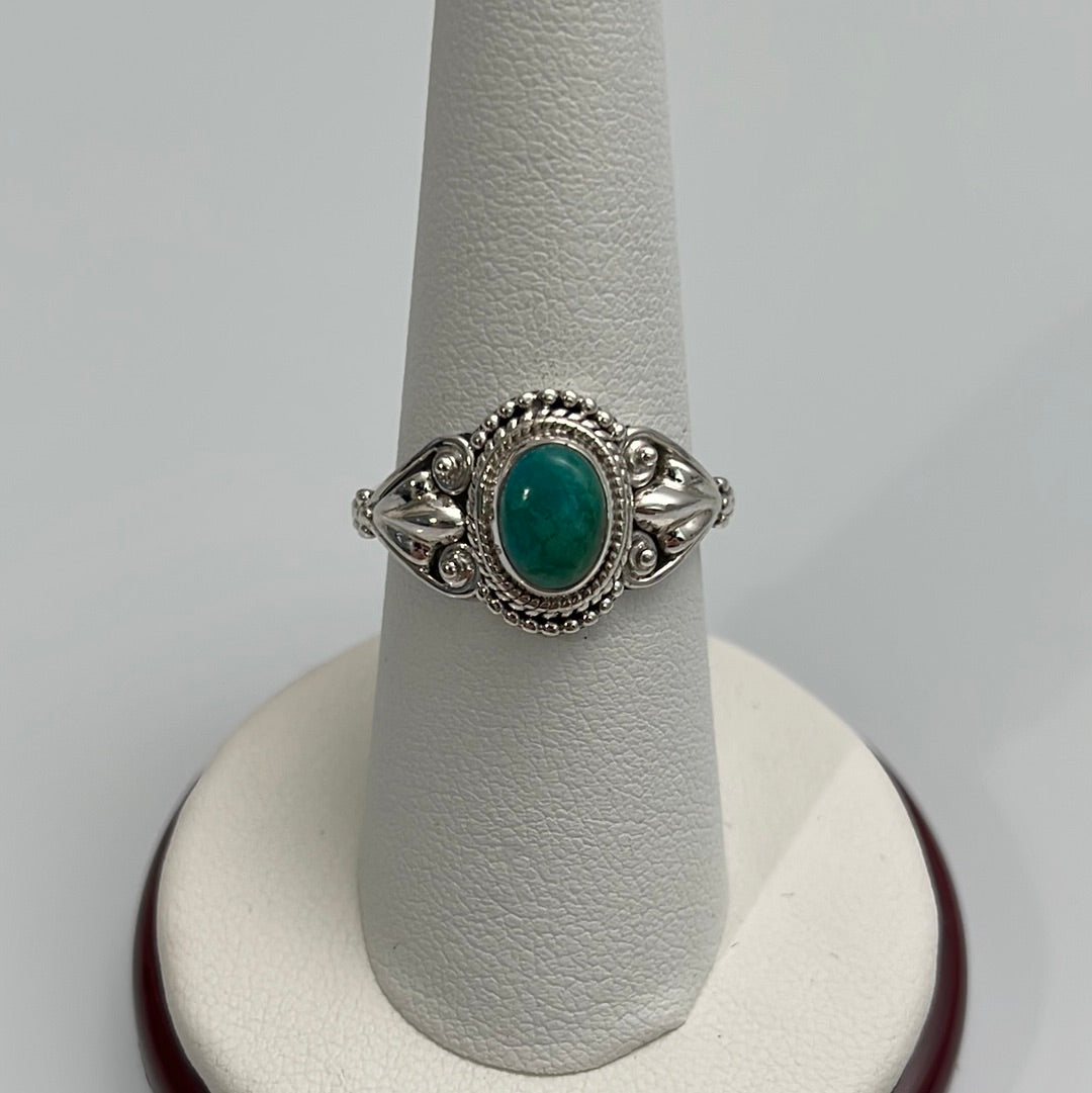 Petrified Collawood Filigree Ring Sizes 5-10