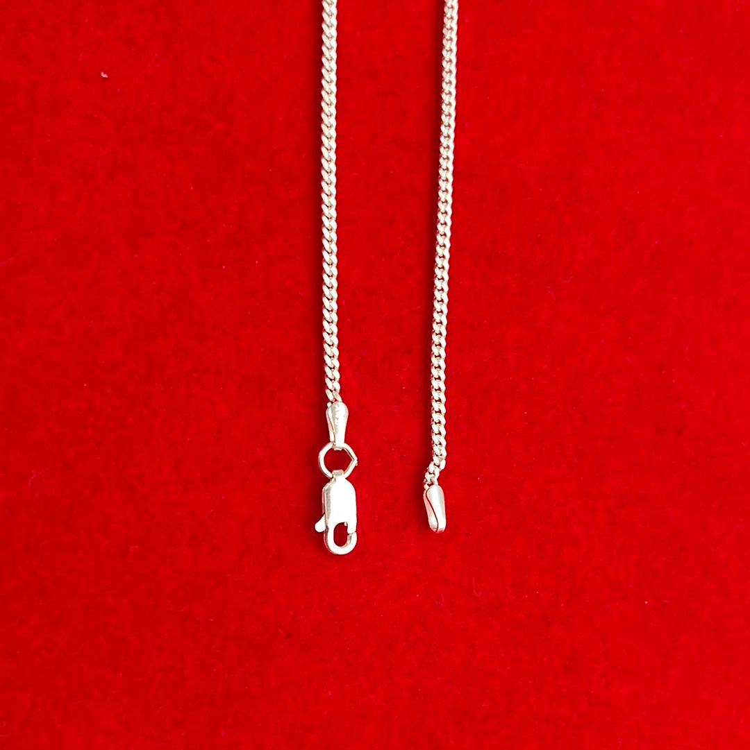 Cuban Chain 2mm (060) 16”, 18”, 20”, 22”, 24”, 26”, 28”, 30”