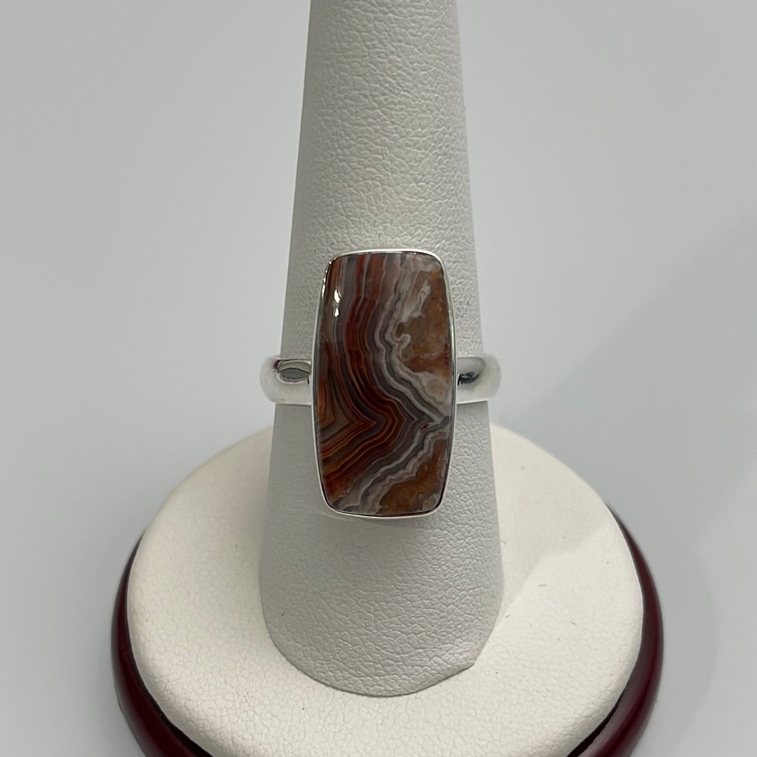 Laguna Agate Ring Size 9