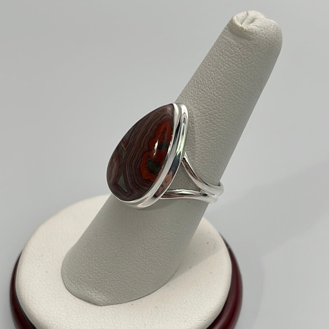 Laguna Agate Ring Size 7.5