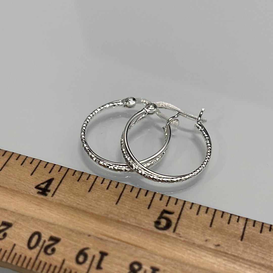 Twisted Hoop Earrings