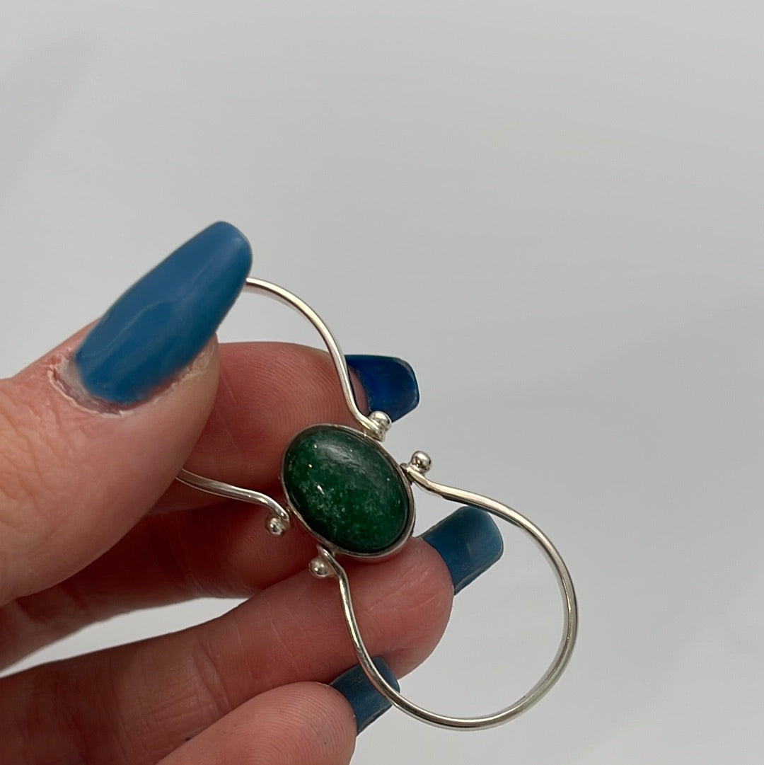Tigers Eye and Aventurine Flip Ring Sizes 5-10