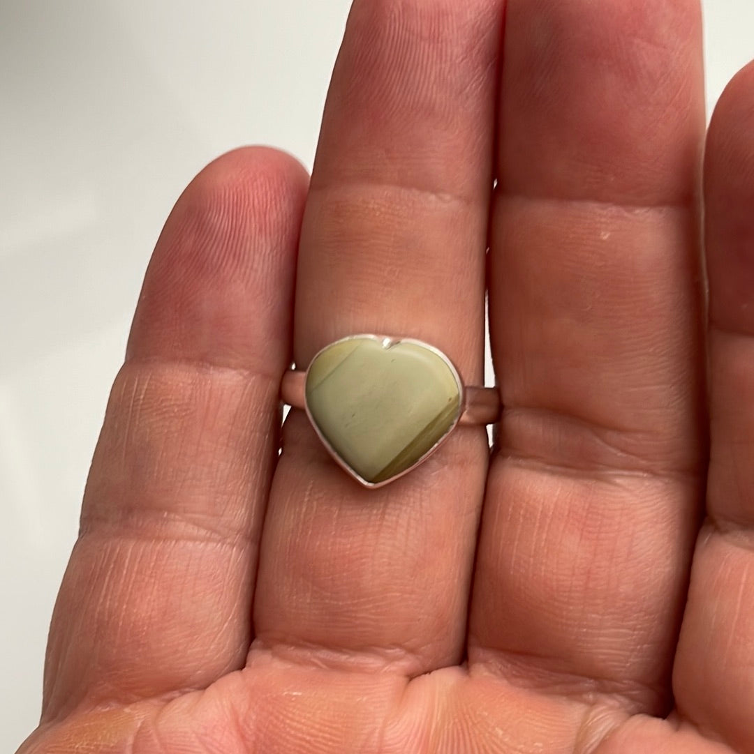 Picture Jasper Ring Size 10