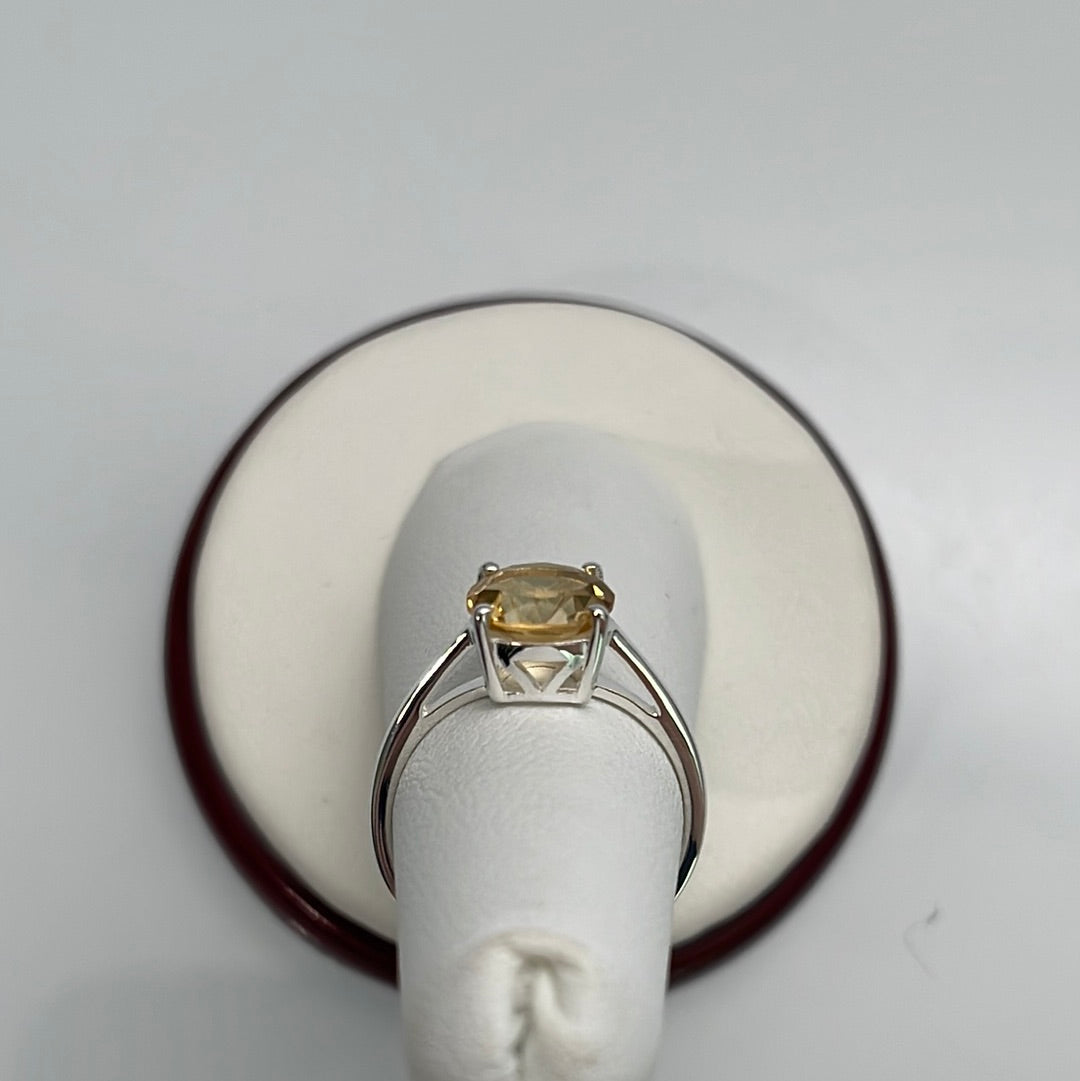 Citrine Prong Set Ring Sizes 5-11
