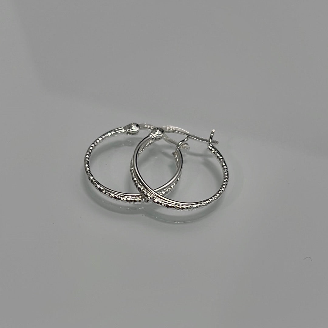 Twisted Hoop Earrings