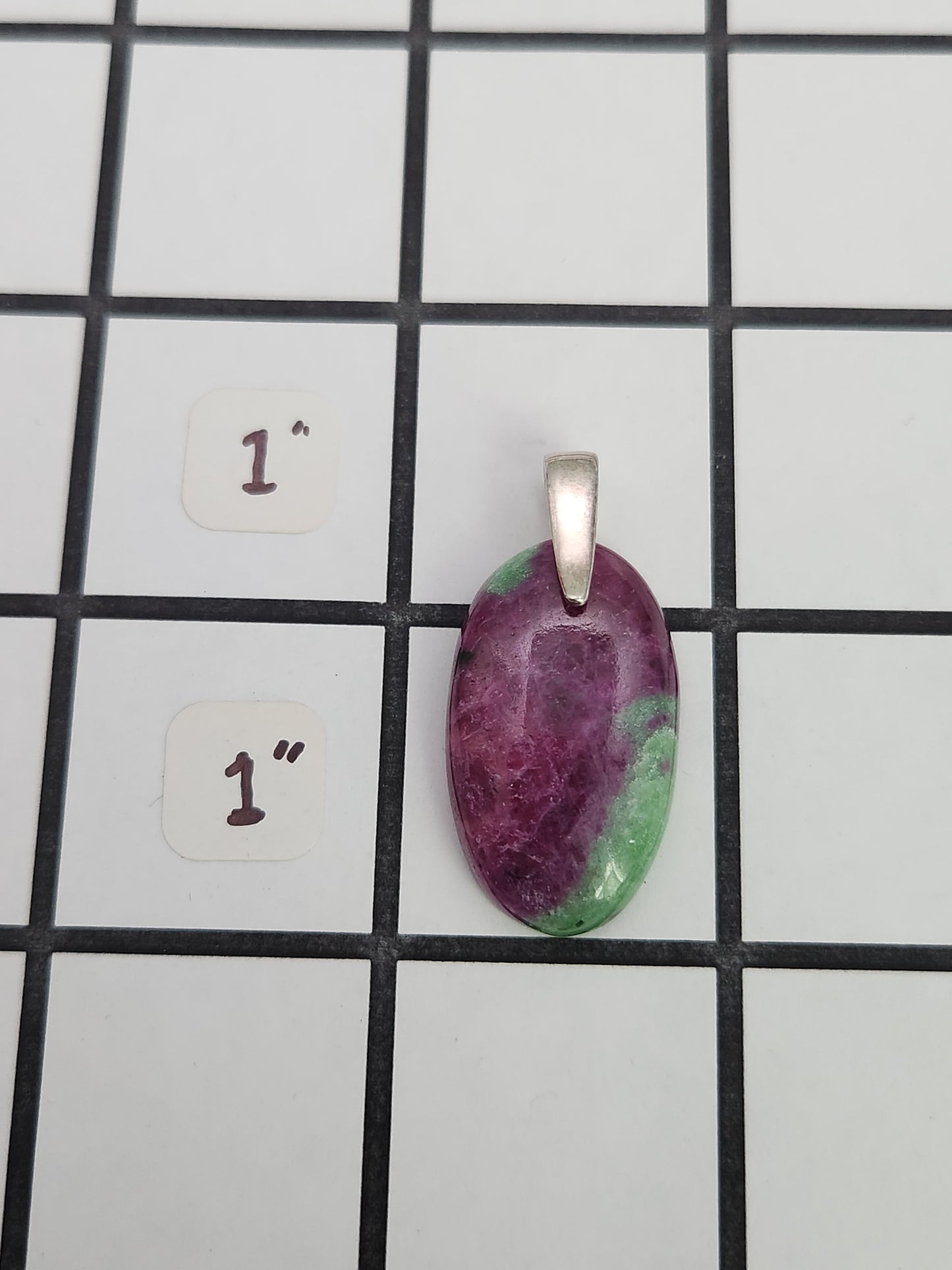 Ruby Zoisite Pendant
