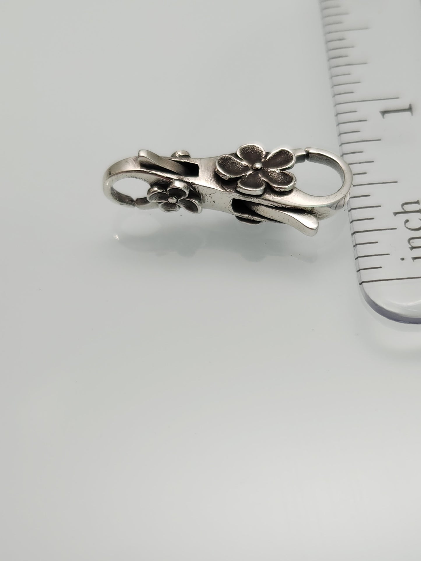 Sterling Silver Double Clasp