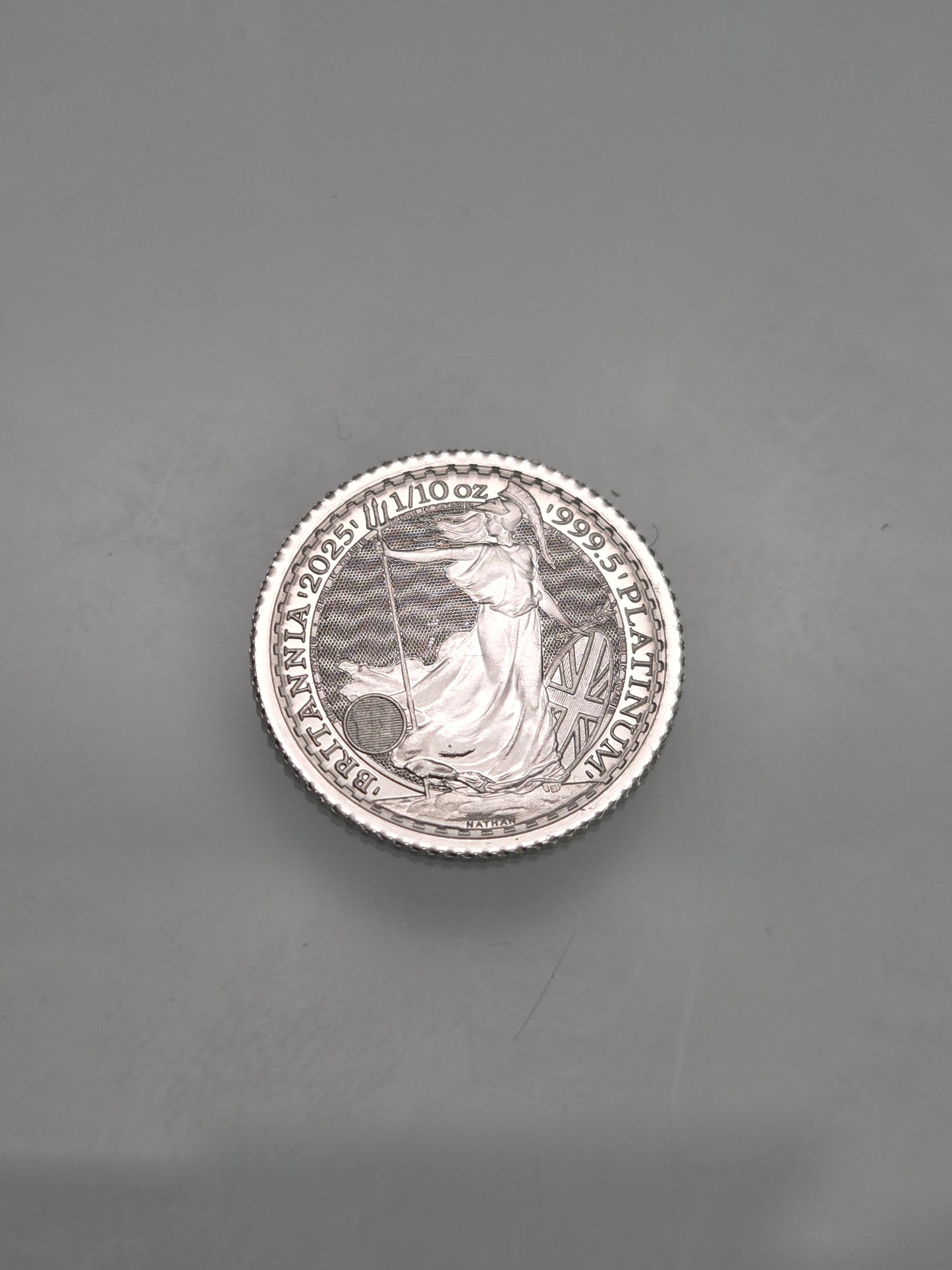 .9995 Pure PLATINUM Britannia 1/10 ounce